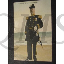 Prent briefkaart 1905 Dirigeerend officier van gezondheid 1e klasse