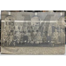 Foto groep officeren grij/zwart tenue 1912-1916