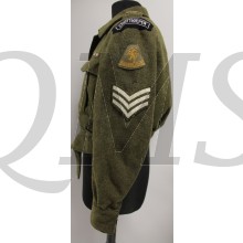 Battle dress P40 Canada in Stoottroepen uitvoering