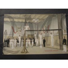 Prent briefkaart 1905 Gymnastische oefeningen