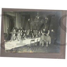 Foto militairen dineren Middelburg 09-12-1918