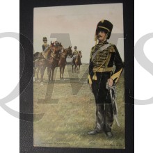 Prent briefkaart 1905 Korporaal Groote tenue