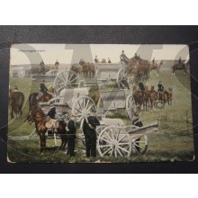 Prent briefkaart 1905 Voorwagen voor