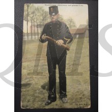 Prent briefkaart 1905 Complete batterij