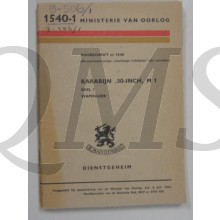 Voorschrift 9-506/1 Karabijn .30 Inch  M1