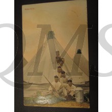Prent briefkaart 1905 Kamp Idylle