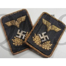 Kragenspiegel Reichsbahn für hohe Beamte (Collar tabs German Reichsbahn official)