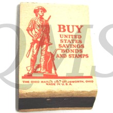 Matchbook BUY United States saving bonds and stamps