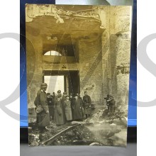 Presse Photo Sipho Bruxelles Reichsminister Dr Goebbels bombenschaden Berlin