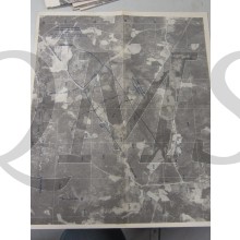 Air photo map to accompany Heavy weapons compagny in attack  Infantry school Fort Benning Georgia 1943