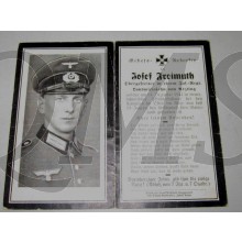 In Memoriam Karte/Death notice Inf regt Osten 