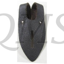Black leather binoculars button on strap SS marked