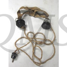 Koptelefoonset Type CLR no 1  WO2 (Headset Type CLR no 1 WW2)