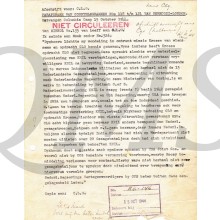 Brief met telegrammen 1944 betreffende 