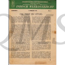 Legervoorlichting Indisch Weekoverzicht no 3