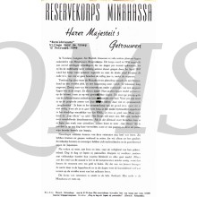 bijlage wereldnieuws 1949 Reservekorps Minahassa