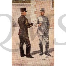 Prent briefkaart no 8 Infanterie Onderofficieren