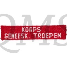 Korps geneesk. Troepen straatnaam 