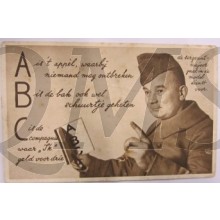 Prent briefkaart ABC