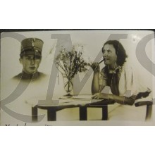 Prent briefkaart mobilisatie 1939 dromend meisje