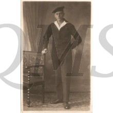 Prent briefkaart Marineman 1930