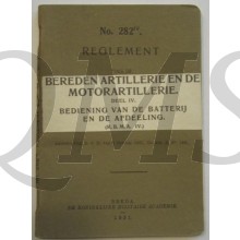Voorschrift no 282 IV Bereden en Motor Artillerie 