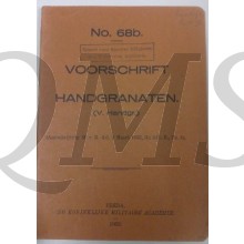 Voorschrift no. 68b gebruik Handgranaten