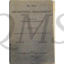 Voorschrift no 93b Infanterie Regelement deel II