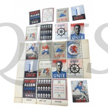 Sluitzegels Nederlandsche Unie (A sheet with stamps of the Dutch Union)