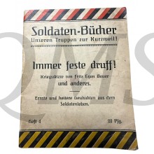 Booklet - WK1 Soldaten-Bücher Unseren Truppen zur Kurzweil! Immer feste druff!