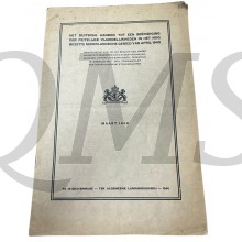 HET DUITSCHE AANBOD TOT EEN BEËINDIGING DER FEITELIJKE VIJANDELIJKHEDEN IN HET NOG BEZETTE NEDERLANDSCHE GEBIED VAN APRIL 1945