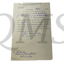 Brief 1943 Gew Arb Bureau Amersfoort