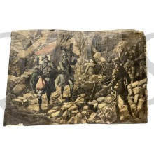 France - Poster Da Sargent francais tout tepreus d'avoir retrouve la aroix de son agitse, a Saint-Martia do Liévia, la rapporte a Bertin