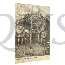 Postkarte 1916 Lager Saalberg, Sprudelhalle 