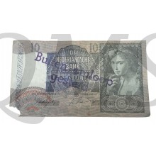 10 Gulden Muntbiljet Type1941 ( Meisje met druiventros)