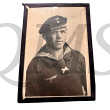 Studiophoto Kriegsmarine Soldat 