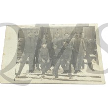(Feld) Postkarte/Studiophoto 1917 10 Deutsche Soldaten 
