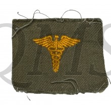  Embroidered Collar Insignia US Army Medical Branch Officer 