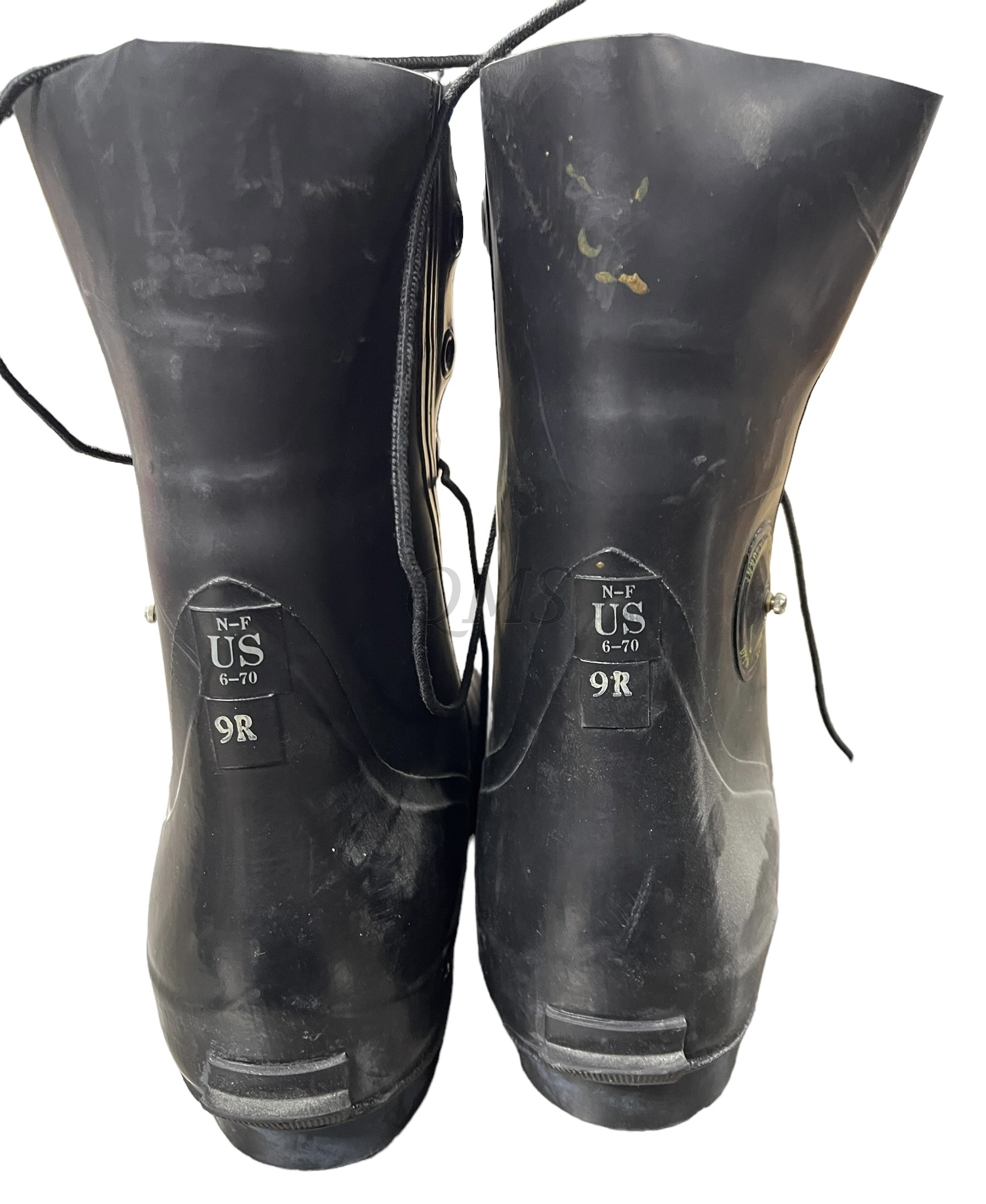 Black Mickey Mouse Boots With Valve