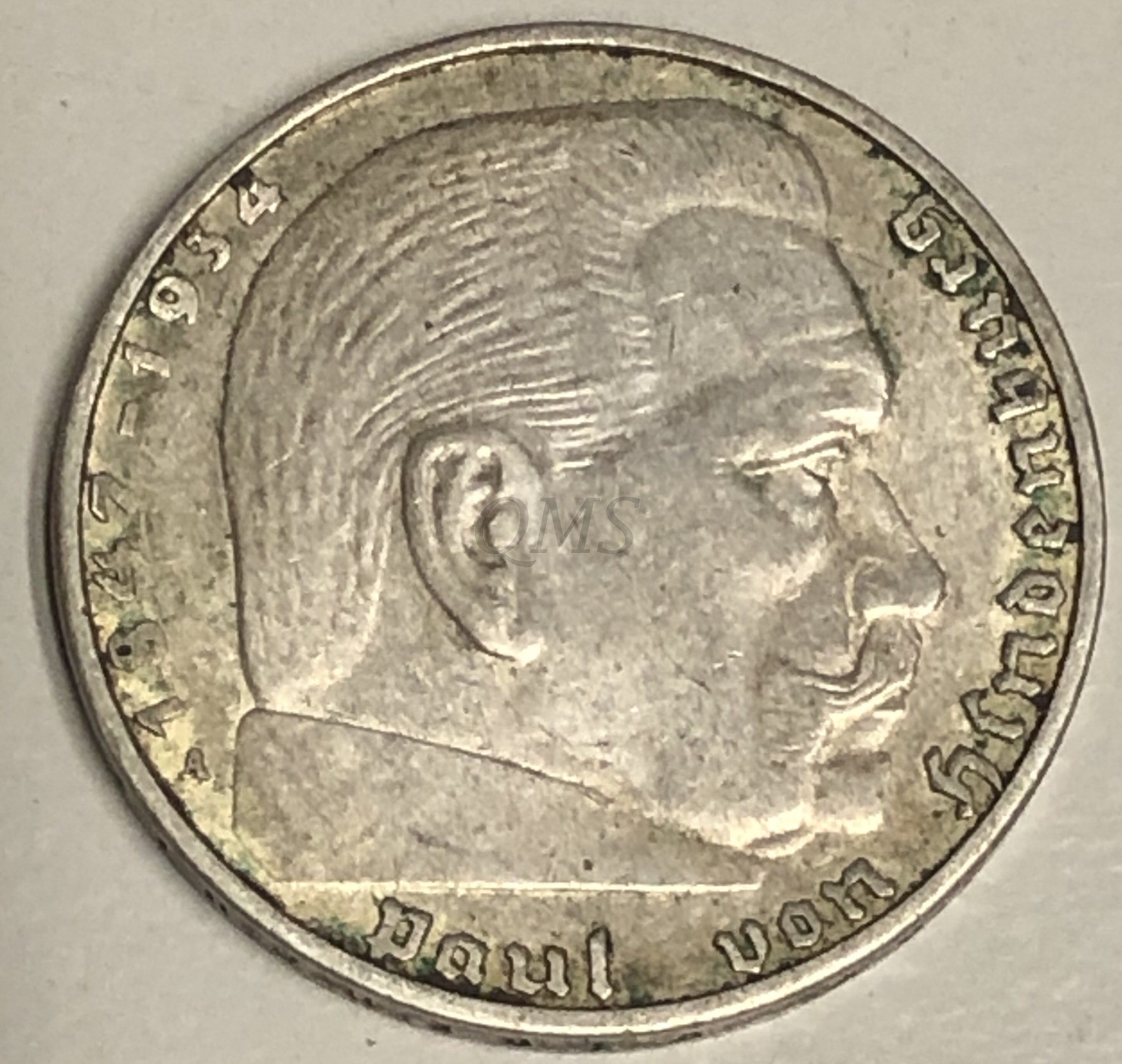 German 2 Reichs Mark Deutsches Reich 1938 (silver)