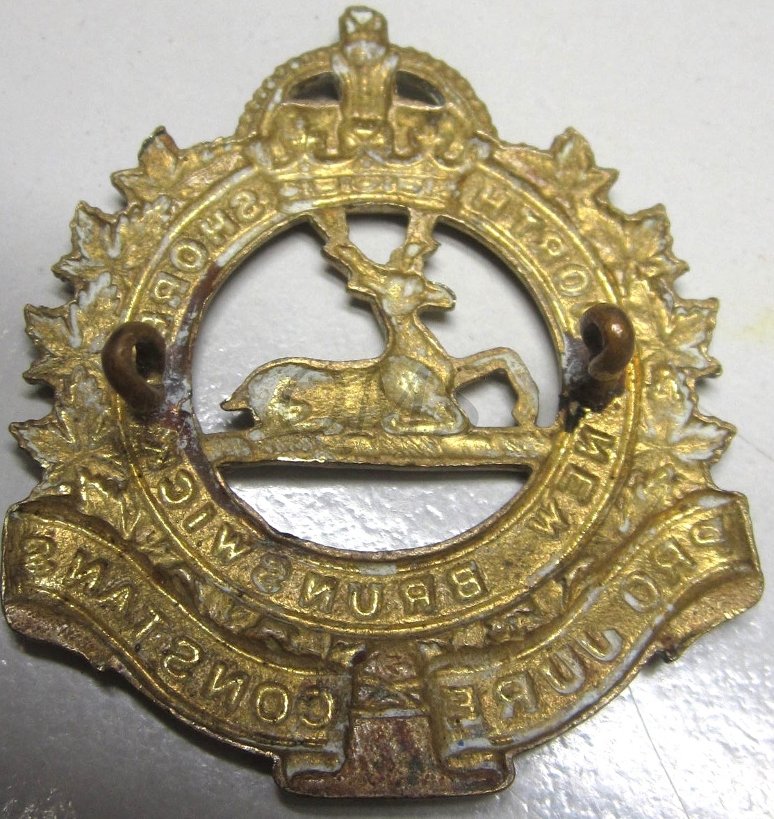 Cap badge North Shore (New Brunswick) Regiment, 5th Canadian Division