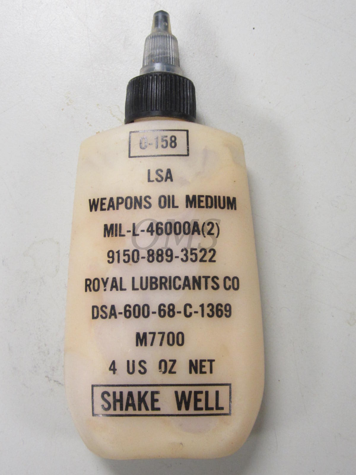 Flask LSA weapon oil (medium 1970 (Vietnam War)