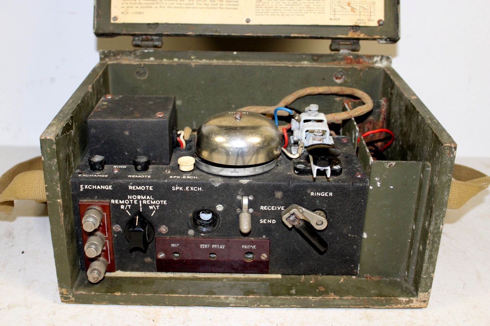 Wireless remote control unit no. 1 (Canadian)