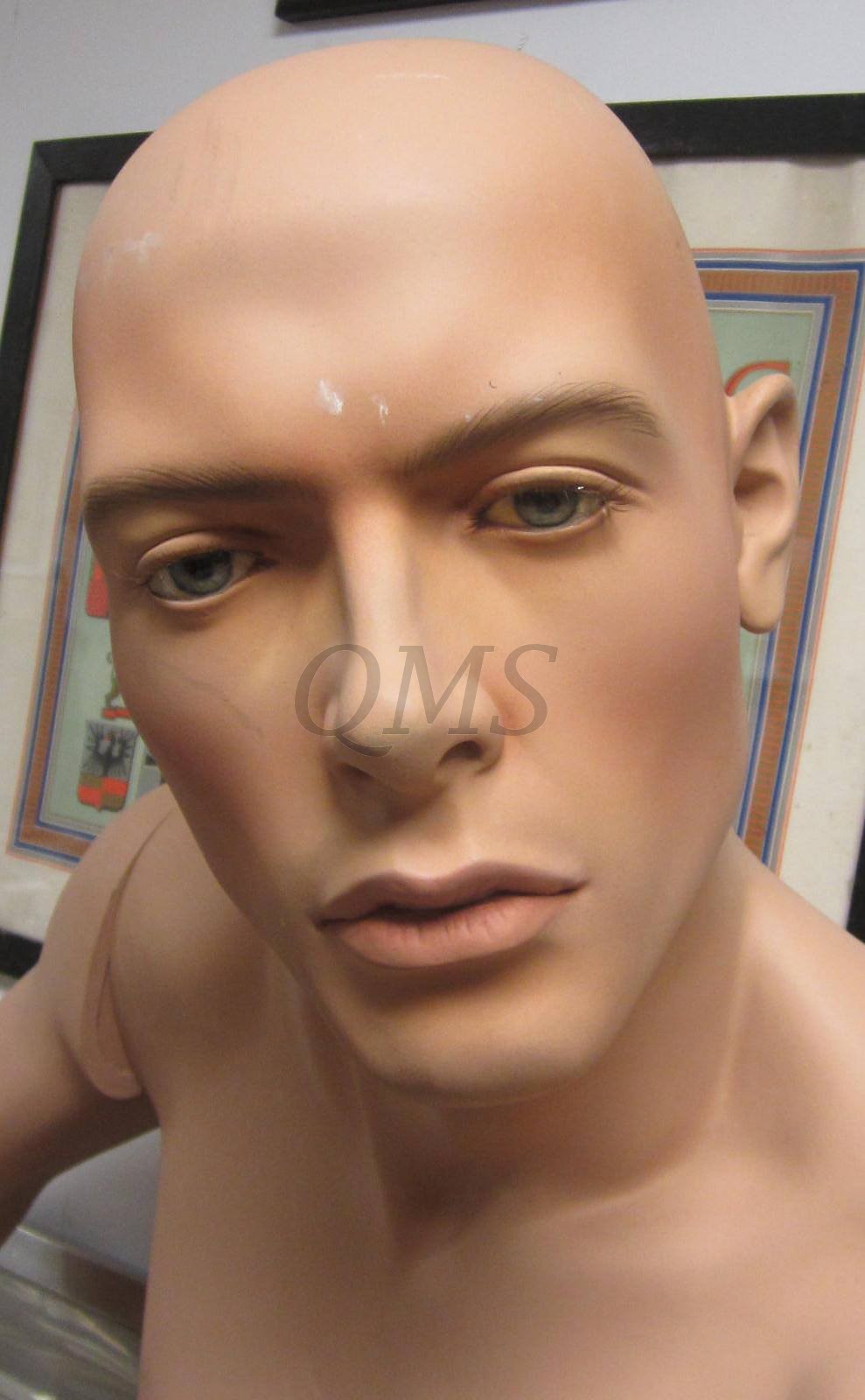 MC-2White Male Mannequin Movable Matt White (Male MC-2W