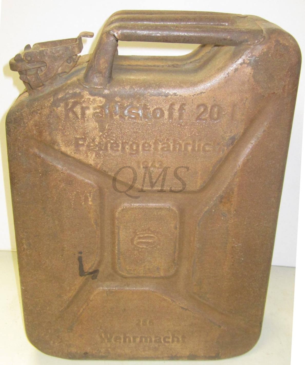 Benzin kannister WH 1943 (1943 WH KRAFTSTOFF Fuel Gas Jerry Can 20L)