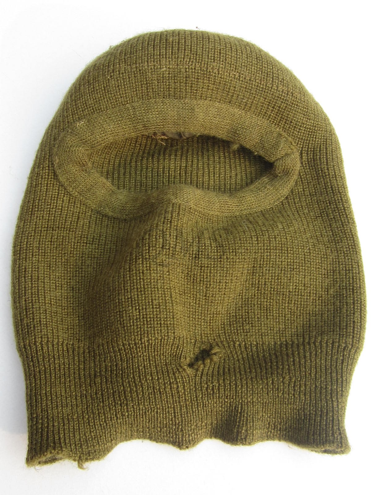 WW2 Canadian Issue knitted balaclava.