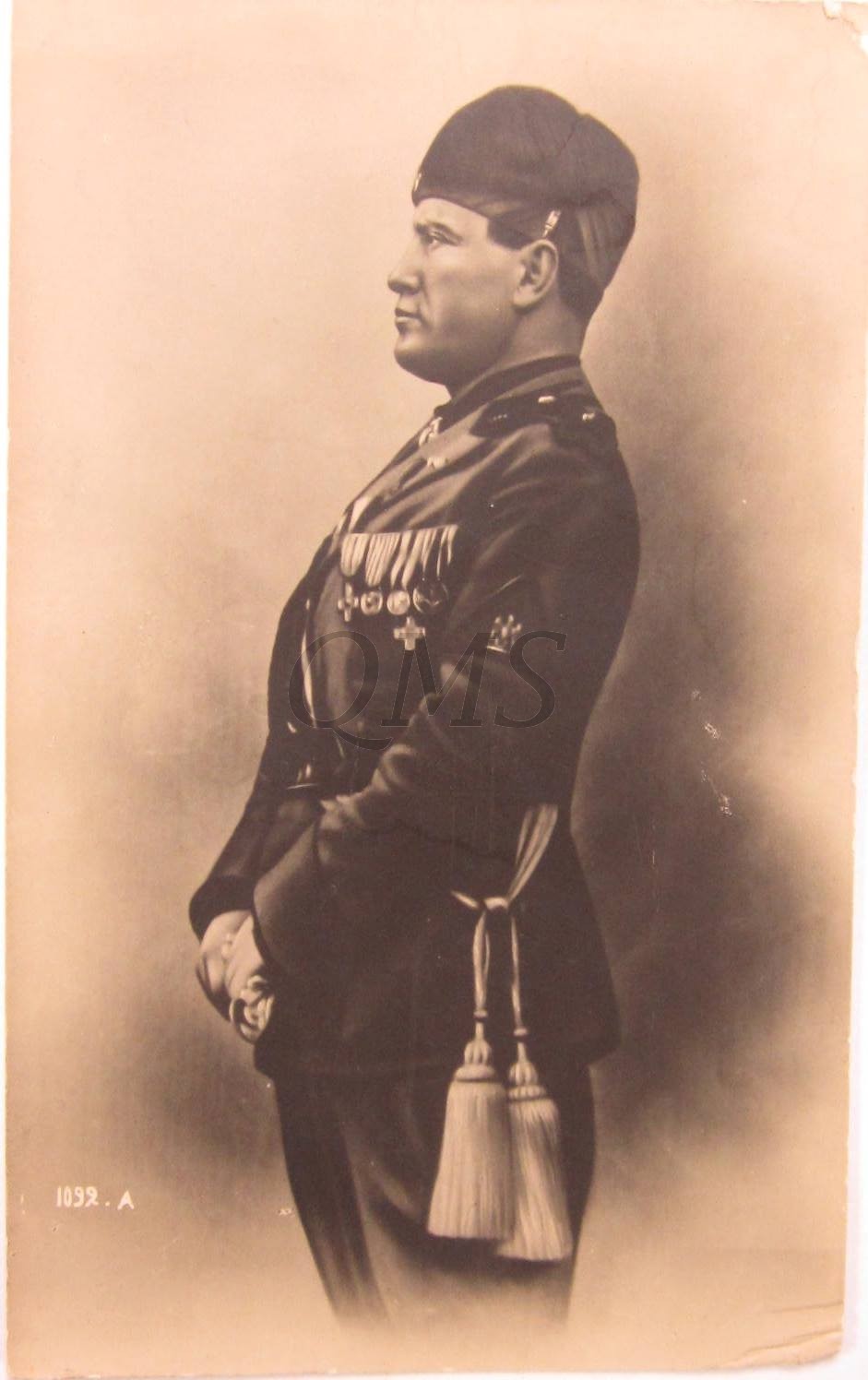 Postcard Benito Mussolini