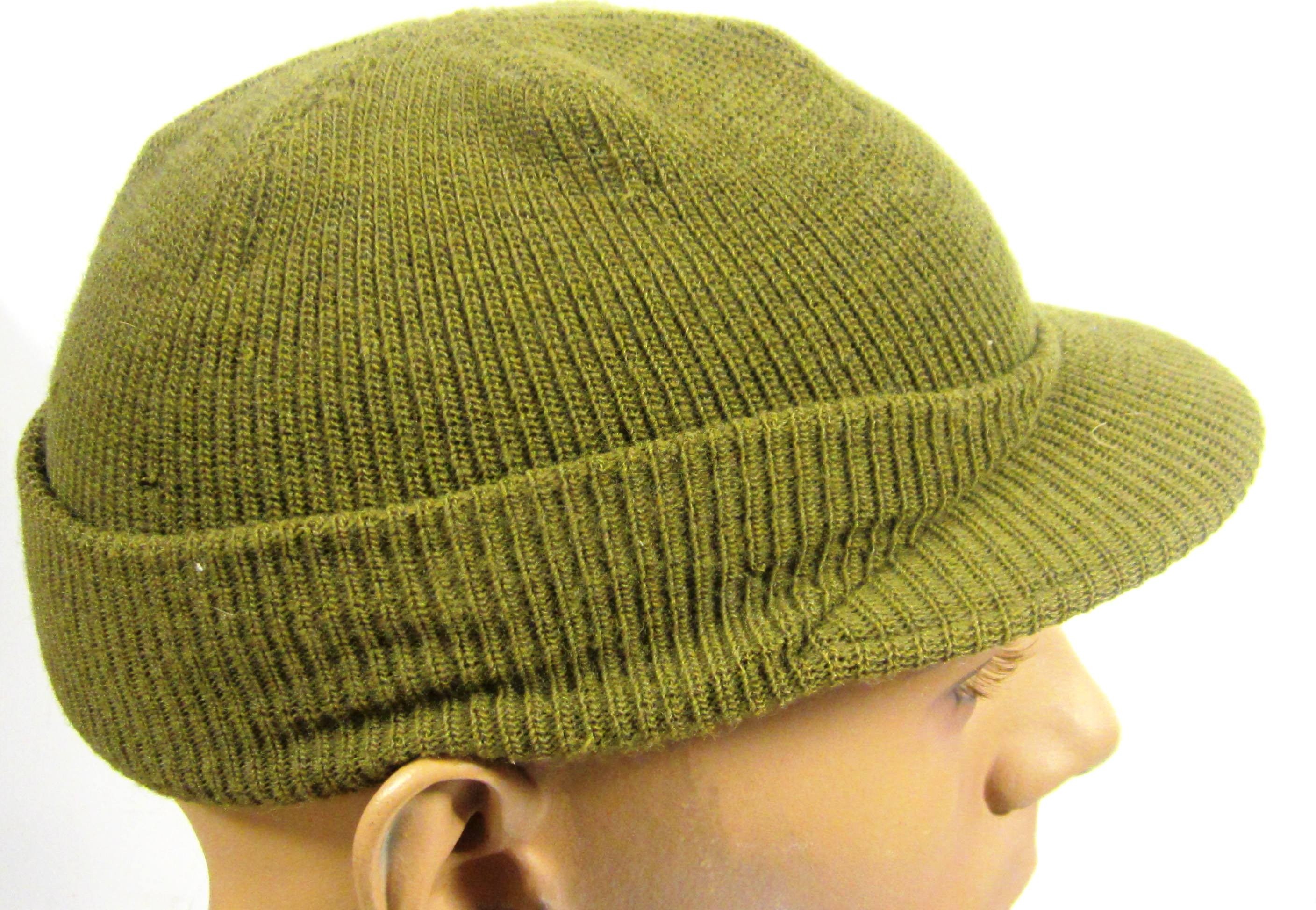 M1941USArmy OD Knitted Woollen Jeep Cap (Beanie Hat) COPY!!