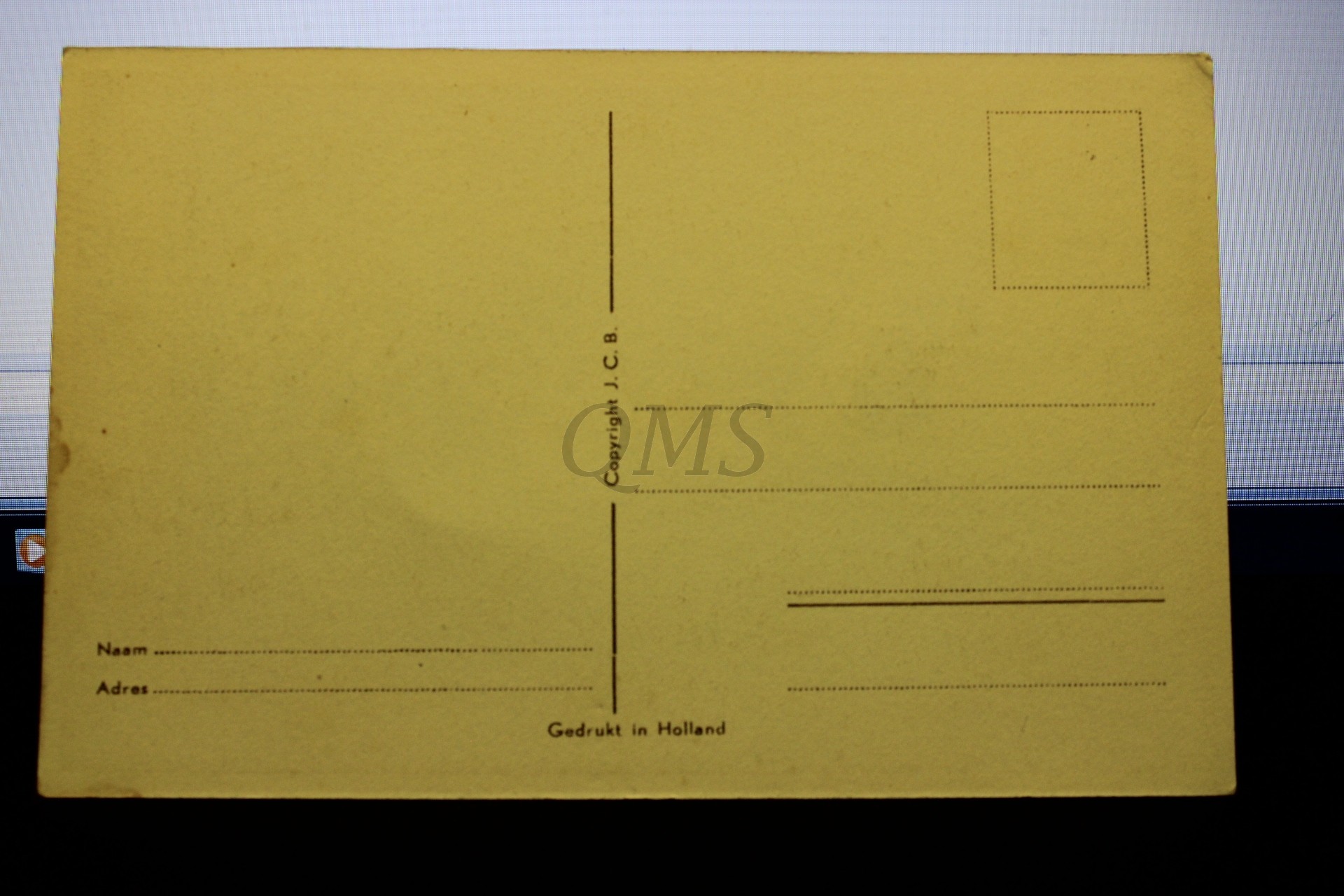 Prent briefkaart mobilisatie 1940 Blonde Mientje heeft een hart van