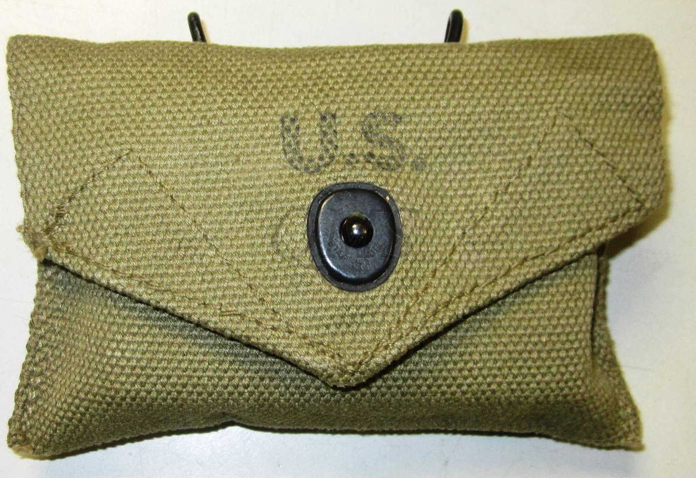 US Army Verbandspäckchen Tasche First Aid Medical Corps Pouch Carrier 1944 WK2 